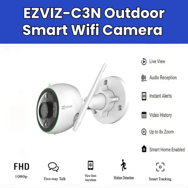 Outdoor Smart Wifi Camera EZVIZ-C3N