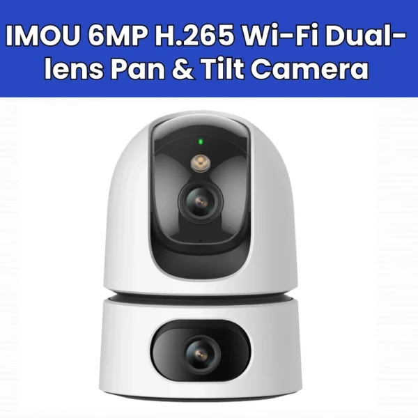 IMOU 6MP H.265 Wi-Fi Dual-lens Pan & Tilt Camera